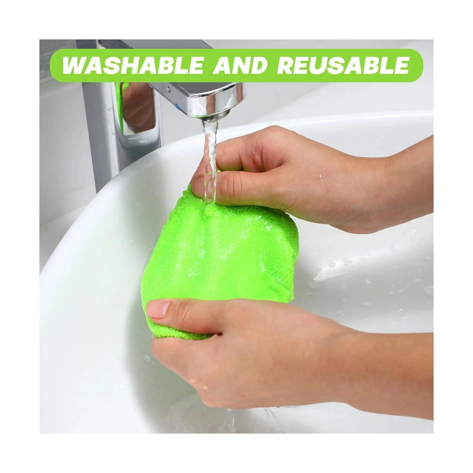 Windshield Cleaning Tool Kit Car Window Glass Wiper Cleaner Brush Pad Extendable
