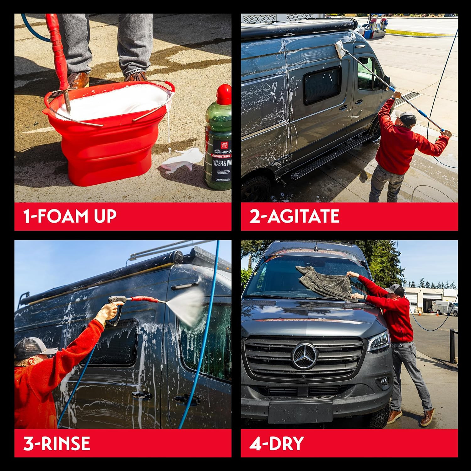 Wash and Wax for Rvs, Campers, Trailers, Boats, Atvs, Utvs, Motorcycles, Works o