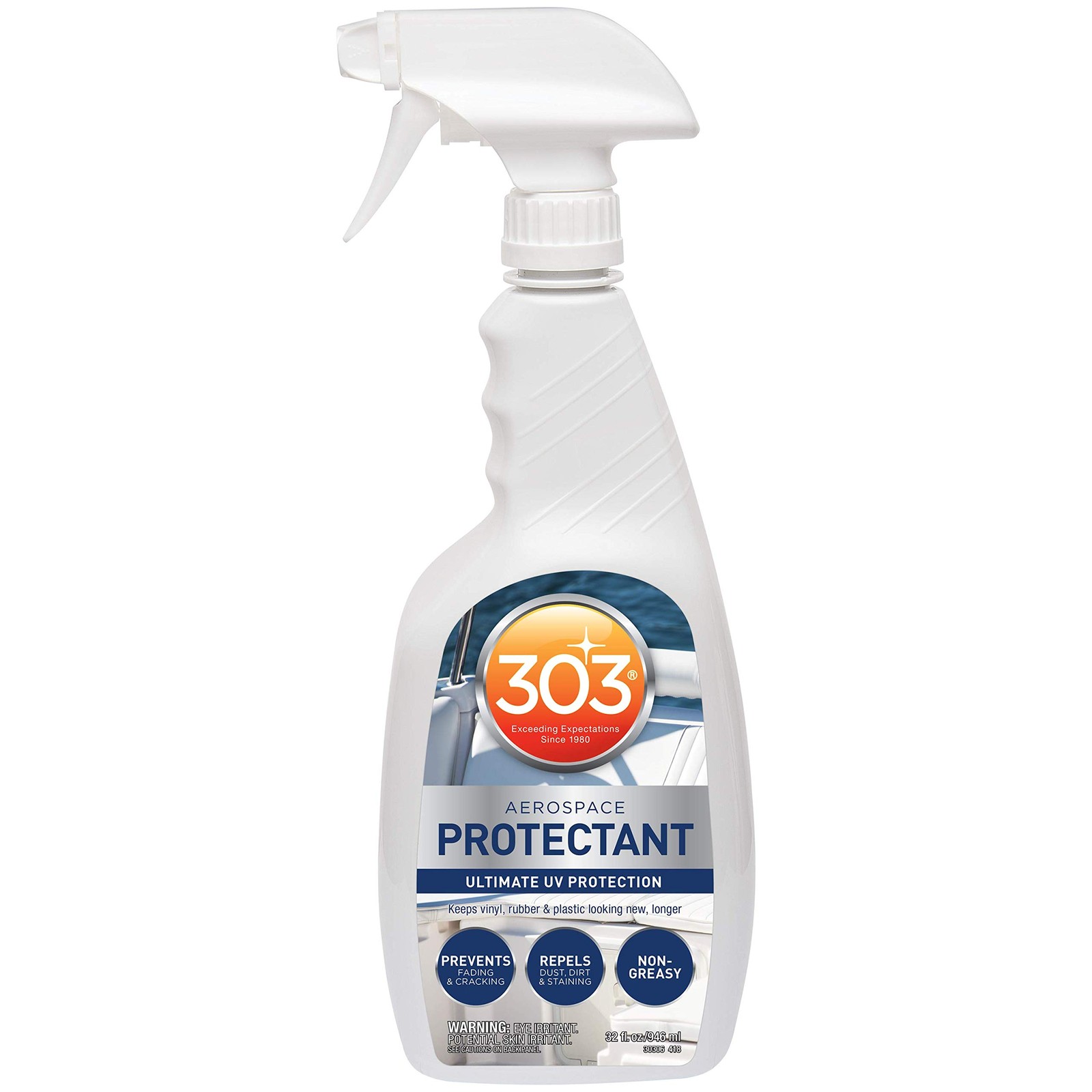 303 Products Marine Aerospace Protectant Spray UV Protection for Boat Vinyl &