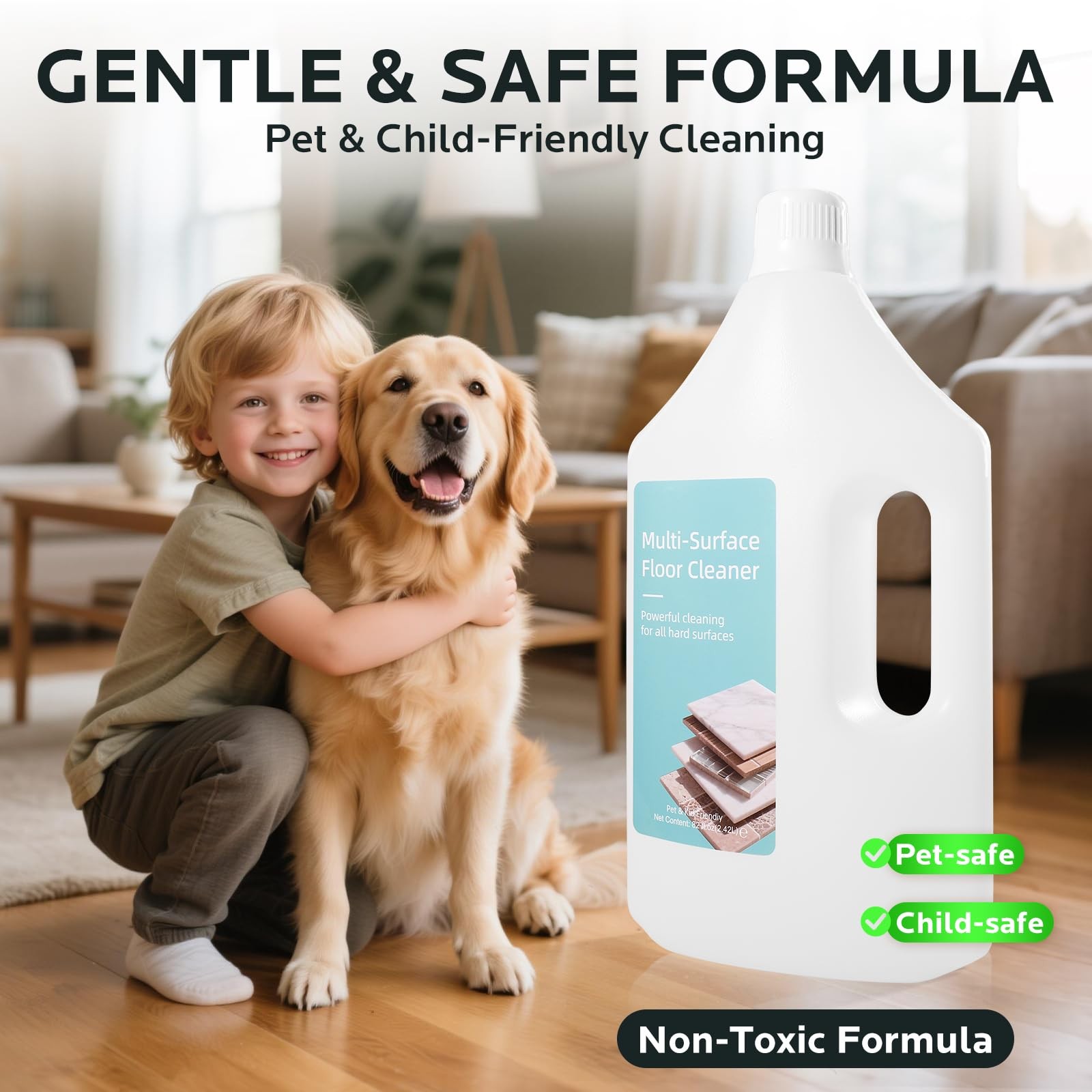Floor Cleaning Solution, 82 Fl Oz – Compatible with L10s Ultra/L20 Ultra/X50 …