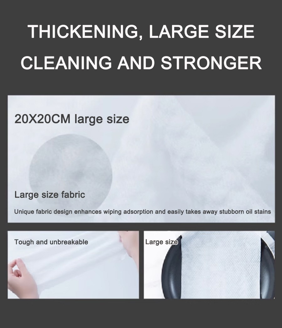 4Pack Kitchen Cleaning Wipes Multi Surface Degreaser Household Cleaning Cloths