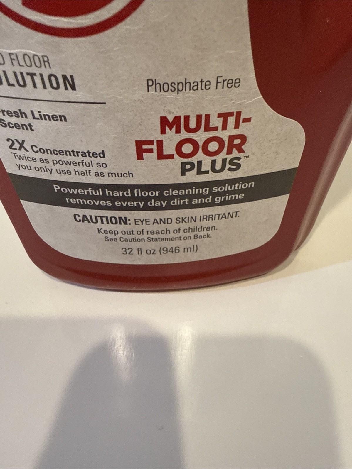 Hoover Multi-floor Plus 2 x Concentrate Cleaning Solution – 32oz 3/4 Full