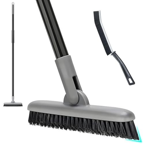 Grout Brush Long Handle 49 Inch Tile Cleaner Tool Shower Floor Scrubber