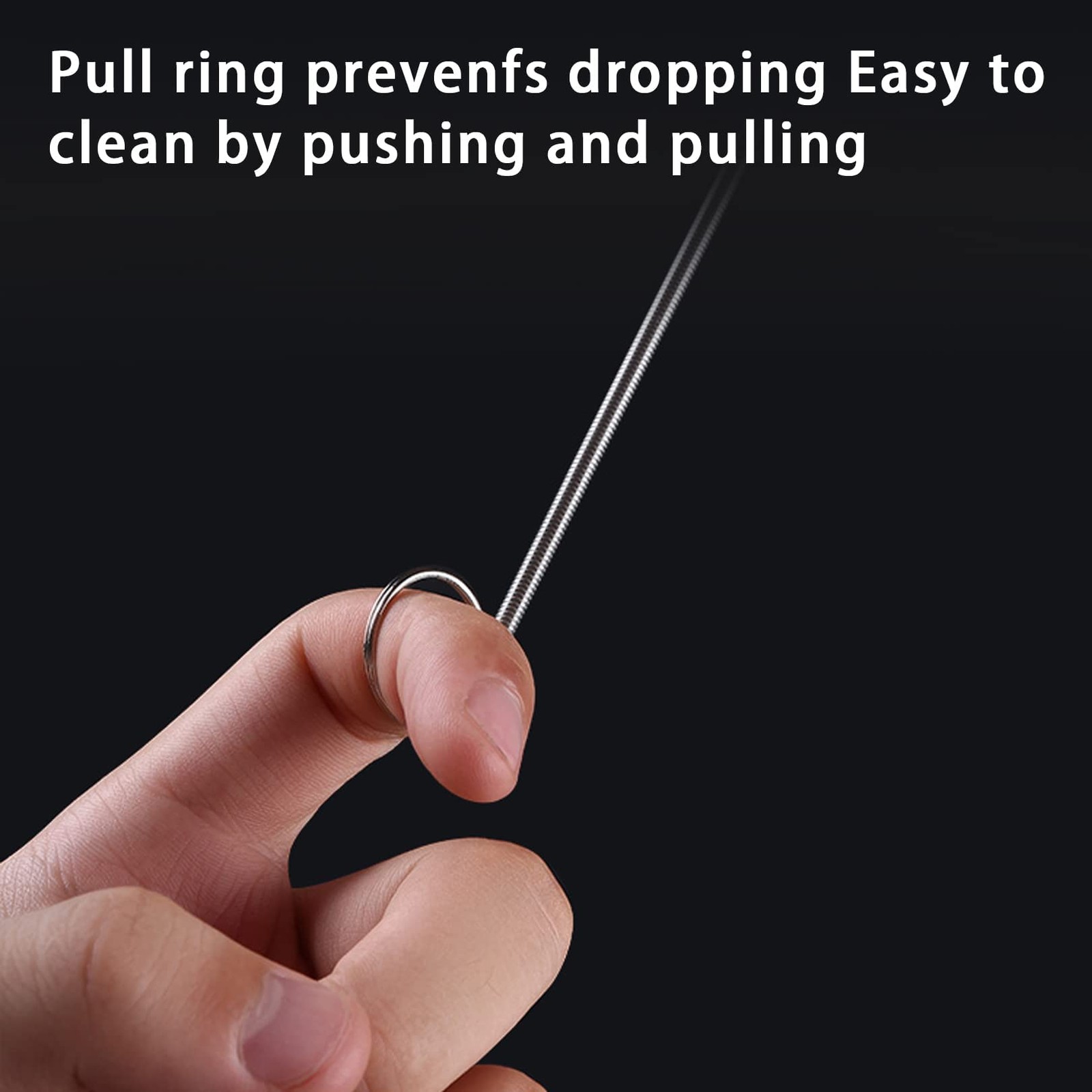 Extra Long Pipe Tube Cleaner Fridge Drain Pipe Dredging Tool Flexible Drain B…