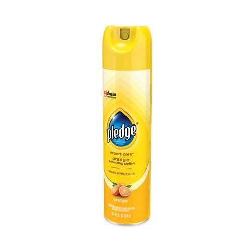Pledge Furniture Polish, Orange Clean Scent, 9.7 oz Aerosol Spray