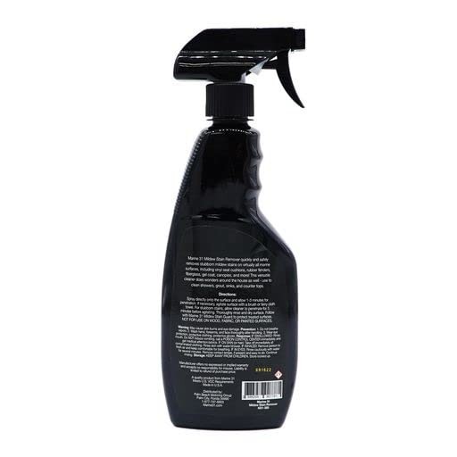 Mildew Stain Remover & Cleaner for Boats, Home, Patio, Bathroom | 16oz Powerful