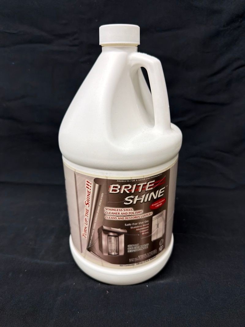 Quest Specialty Brite Shine 1 Gallon Stainless Steel Cleaner Polish New