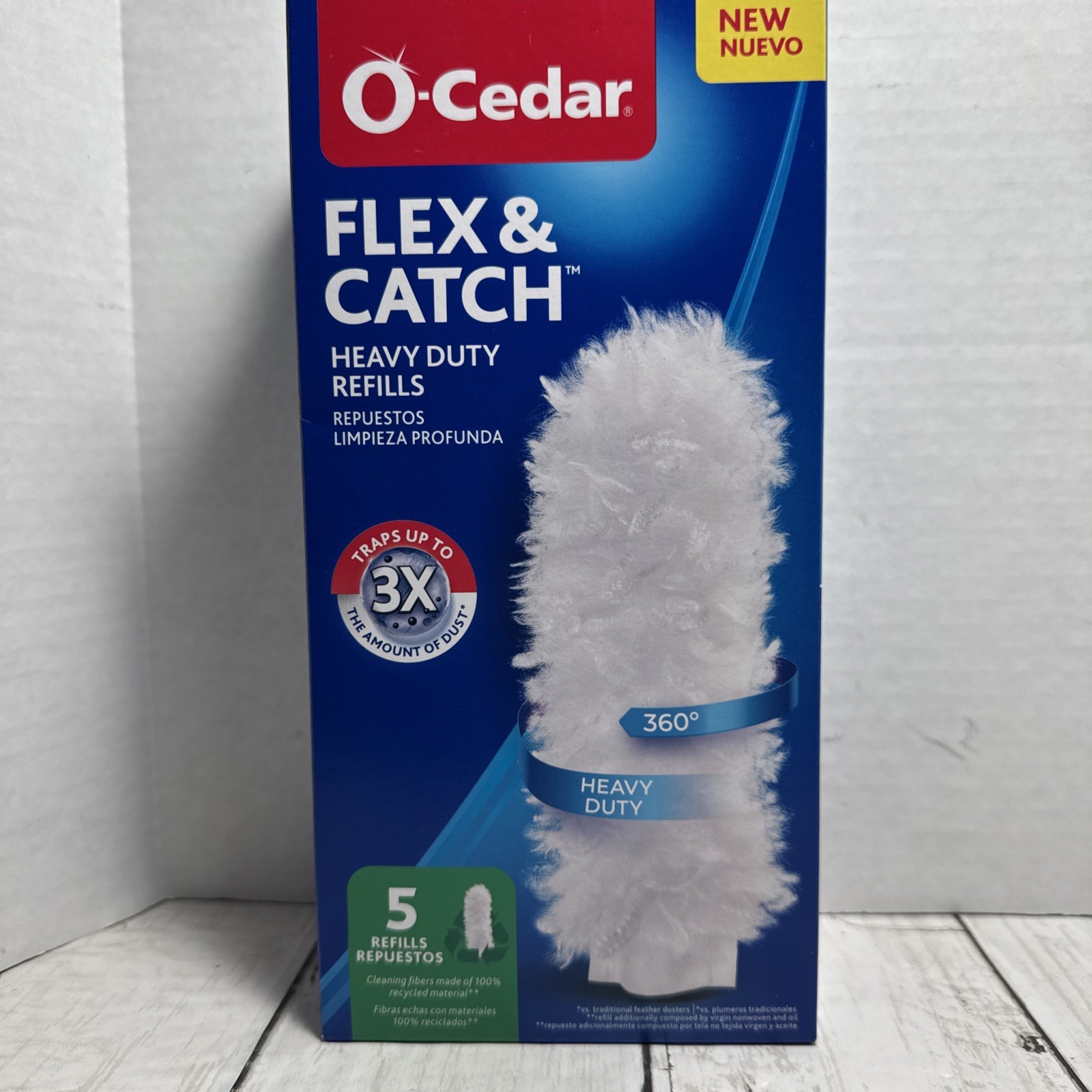 O-Cedar 172172 Flex & Catch 5-Count Refills Only