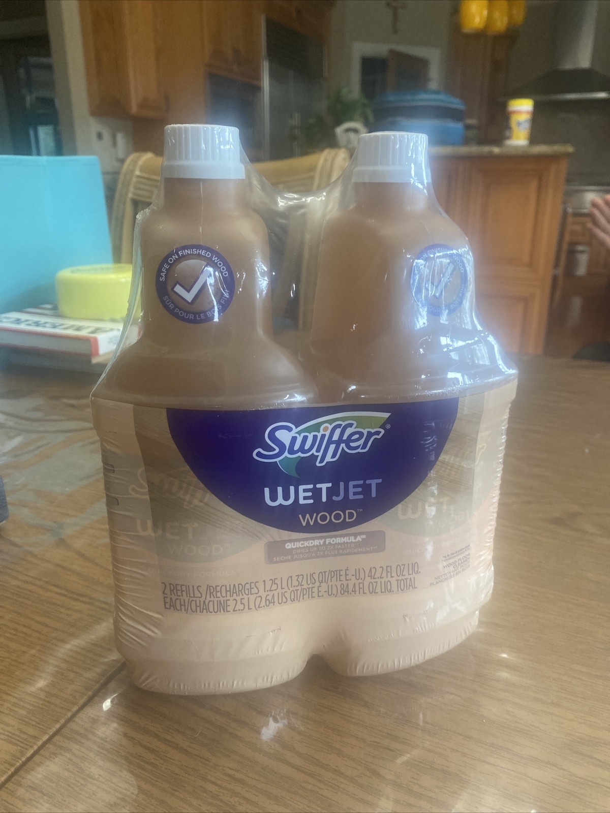 2 Wet Jet Quickdry Formula Liquid Hardwood Floor Cleaner 42.2 oz Each