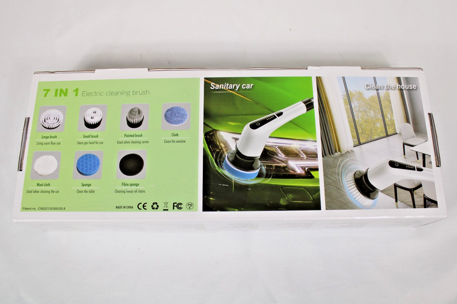Highyes Electric Spin Scrubber 7-in-1 – Cordless Waterproof Rechargable ANS-8050