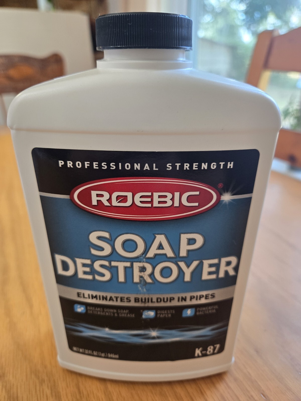 Roebic 32 Oz. Soap Destroyer Drain Opener & Cleaner K87SD-Q-12 Roebic K87SD-Q-12