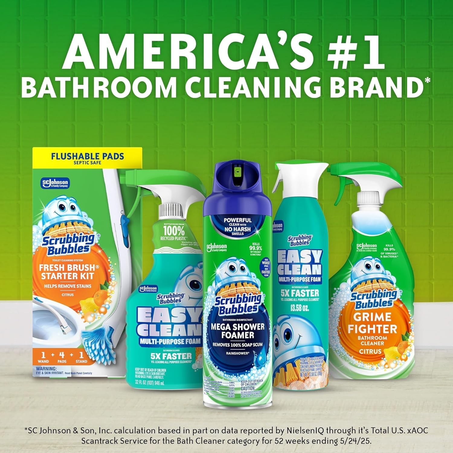 Scrubbing Bubbles Toilet Bowl Cleaning System with Flushable & Disposable Cle…