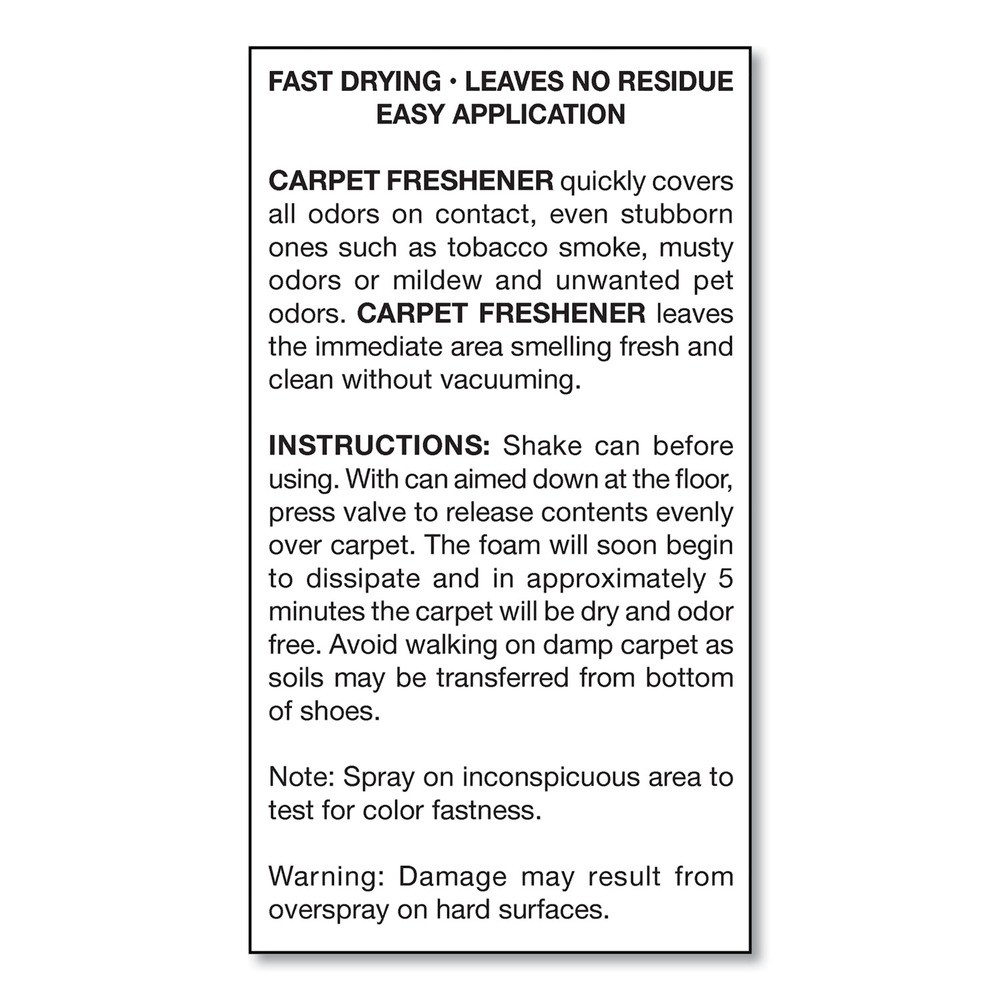Big D Industries 241 14 oz. Aerosol Spray Carpet Freshener (12/Carton) New