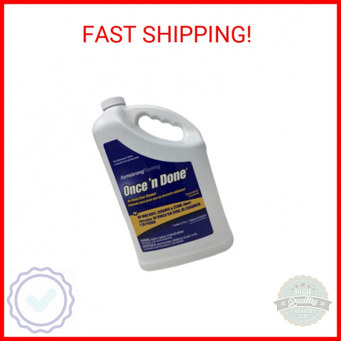 Armstrong 330408 Once ‘N Done Concentrated Floor Cleaner, 1-Gallon