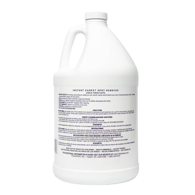 Folex Carpet Cleaner Spot Stain Remover 1 Gallon Bottle Instant Ready to Use New