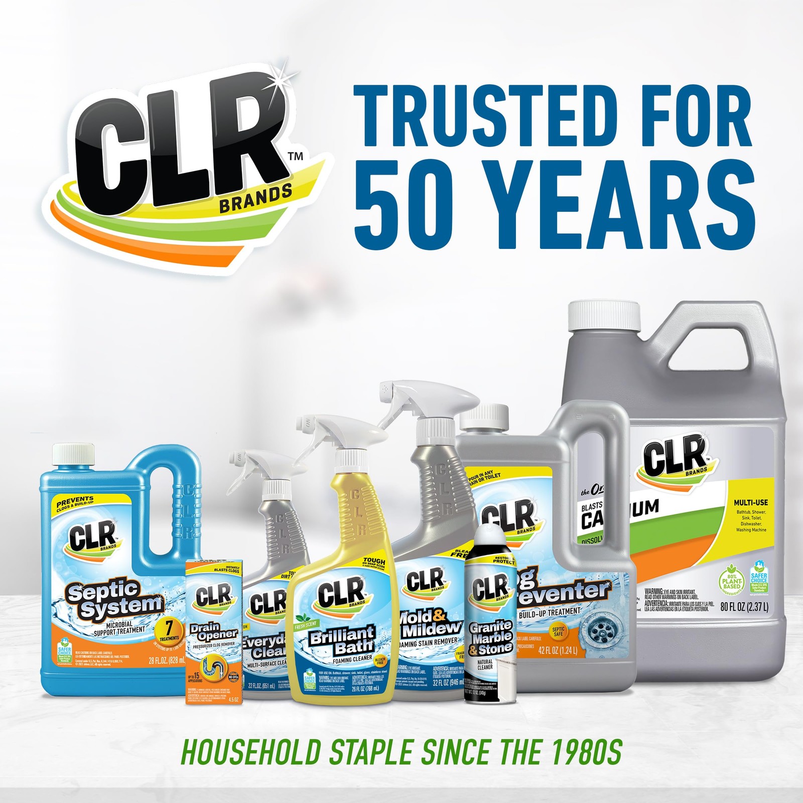 Clr Calcium Lime Rust Remover 22 Fl Oz Multi Surface Cleaner Trusted For 40 Y…