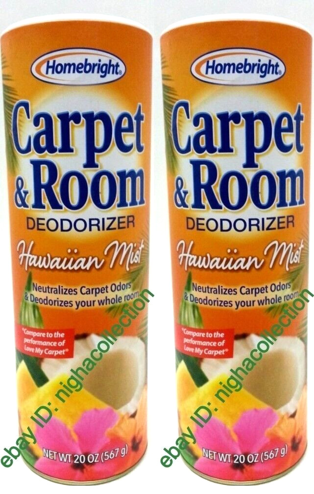 LOT 4 x H.Bright Carpet & Room Deodorizer HAWAIIAN MIST 20 Oz Each SEALED
