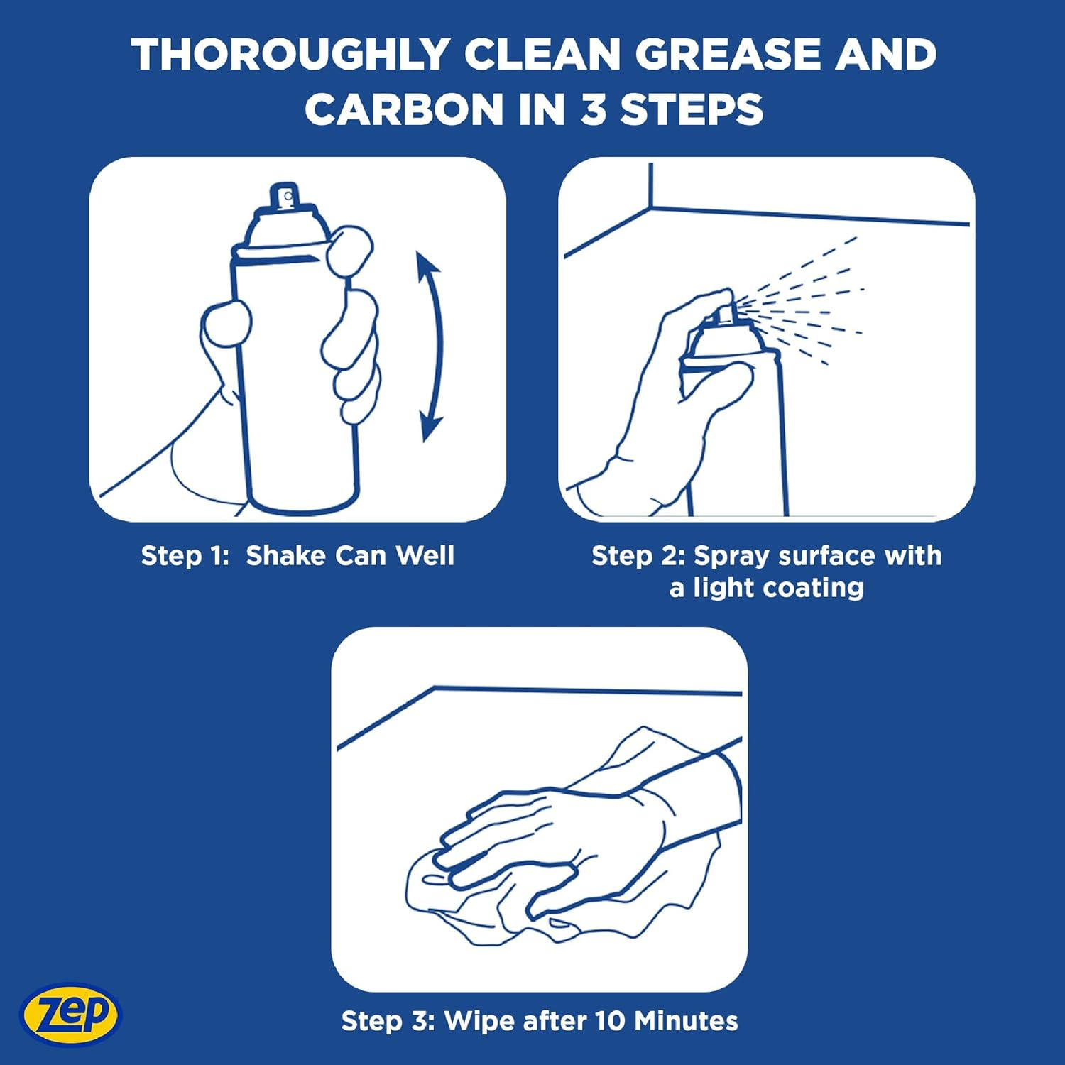 Heavy-Duty Oven and Grill Cleaner – 19 Oz (Case of 2) ZUOVGR19 – Dissolves Greas