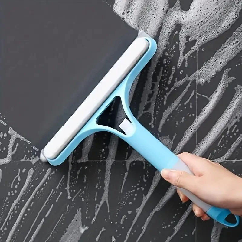 3-in-1 Window Glass Cleaner Spray Bottle Squeegee Mirror Cleaning Tool