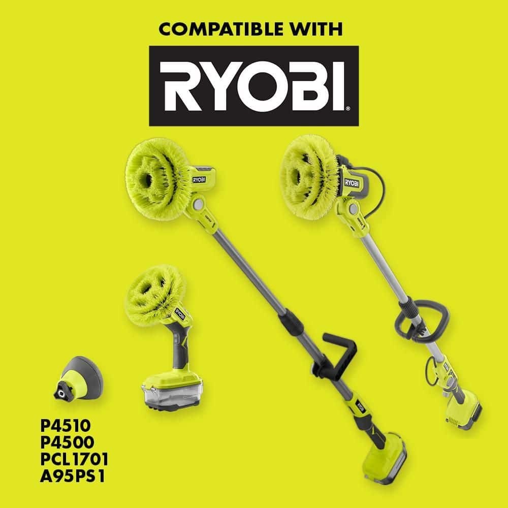6 In. 4-Piece Microfiber Cleaning Kit for RYOBI P4500 and P4510 Scrubber Tools