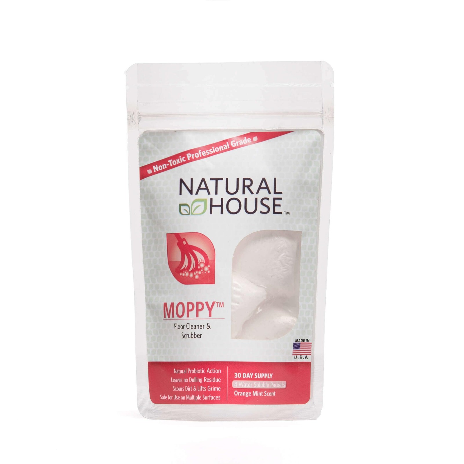 Natural House Moppy – Plant-Based Enzyme Floor Cleaner Pods – Hardwood, Tile,…