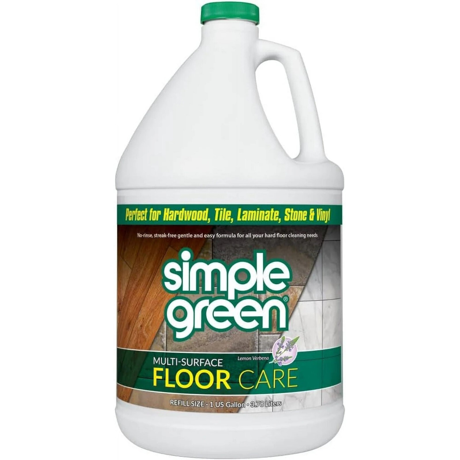 Simple Green 04128 Multi-Surface Floor Cleaner/Care – pH Neutral – Lemon-Verbena