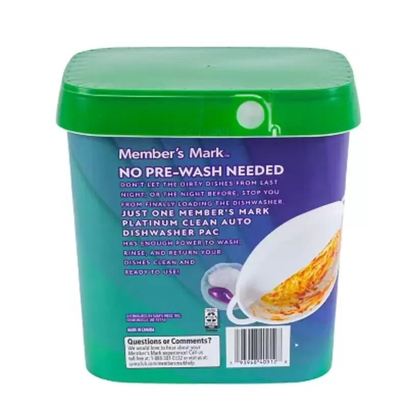 Member’s Mark Platinum Clean Automatic Dishwasher Pacs, Fresh Clean, 105 ct