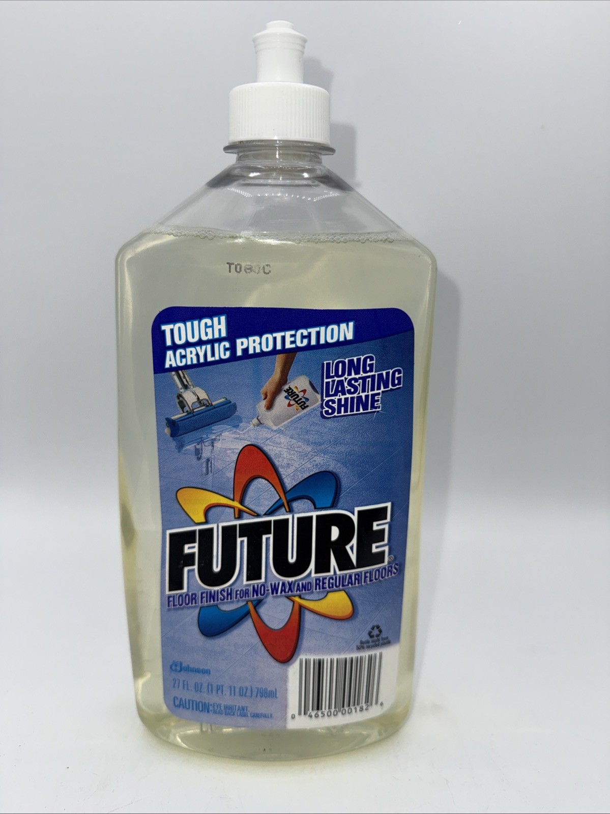 Vtg Future Premium Floor Finish 1998 27 oz Johnson Acrylic Polish Original