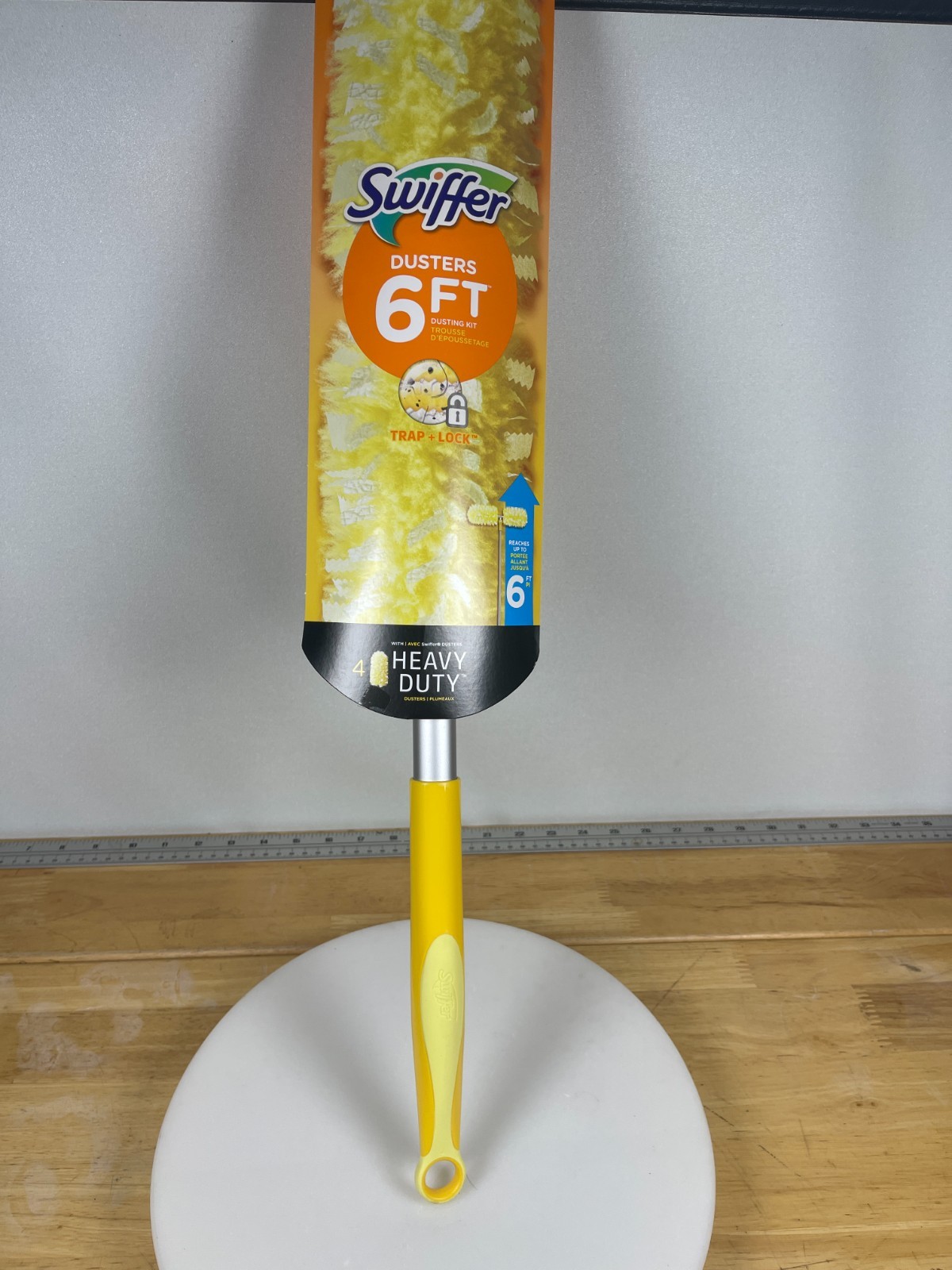 Swiffer 360 Dusters 6FT Extender Handle Kit 4 Heavy Duty Dust Refills