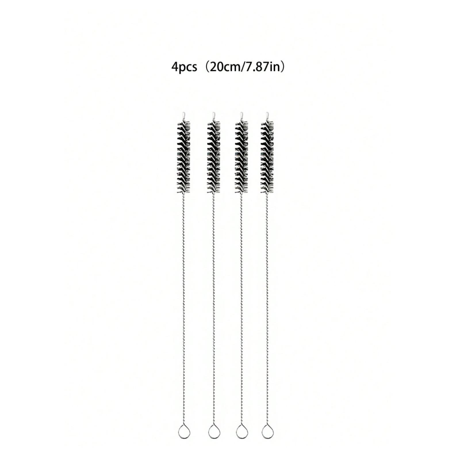 8/4PCS Nylon Straw Brush Cleaner Bottle Tube Pipe Small Long Cleaning Brushes