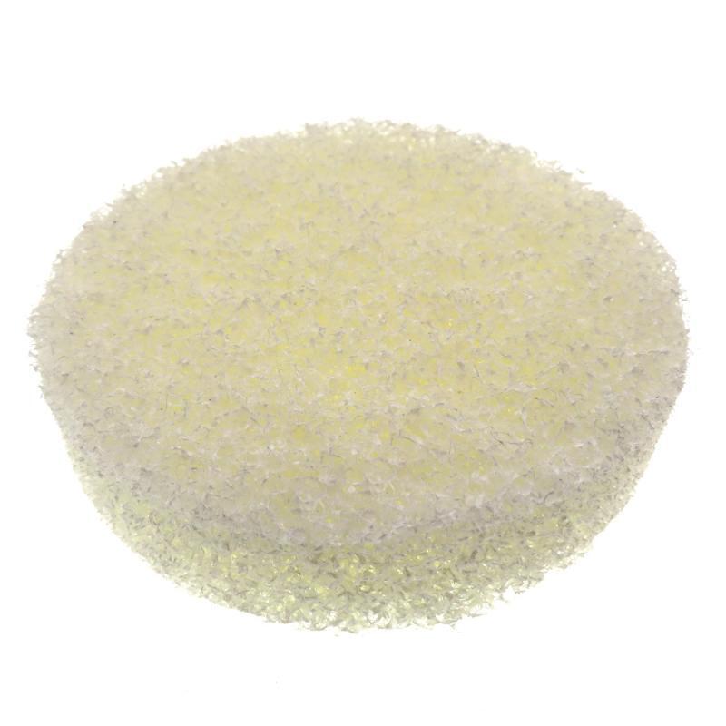 4 Inch 100mm White Round Flocking Scouring Pad Nylon Fiber Abrasive Sanding Disc