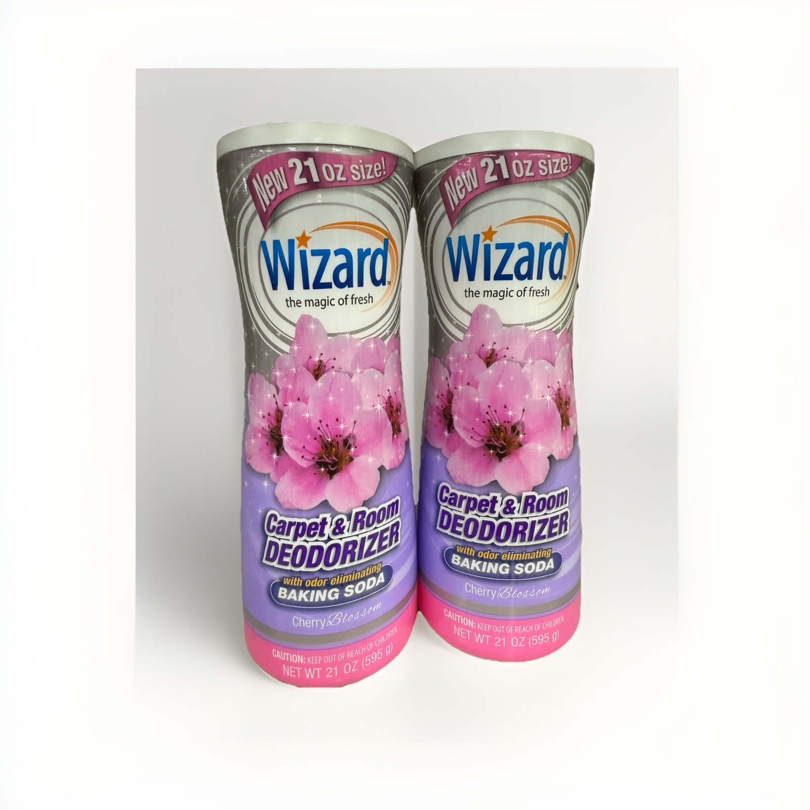 Lot Of 2 Wizard Carpet & Room Deodorizer Hawaiian Retreat 21 Oz.