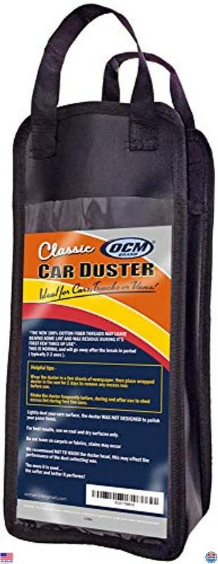 Classic Car Duster with Wood Handle & Storage Case – Detailer’s Choice Tool