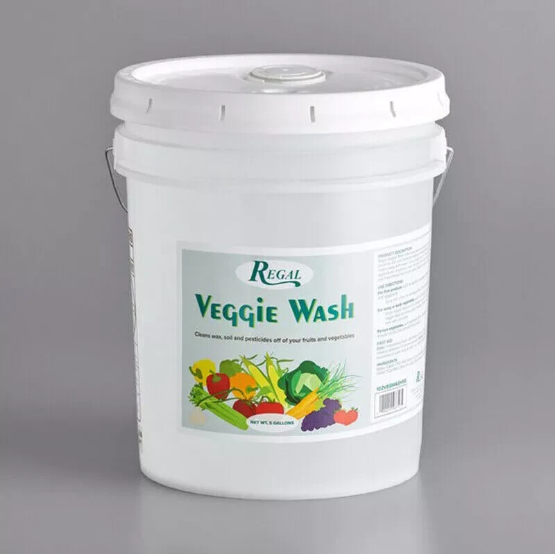 5 Gallon Pail Veggie Wash Commercial Kitchen Fruit Vegetable Wash Versatile Dip
