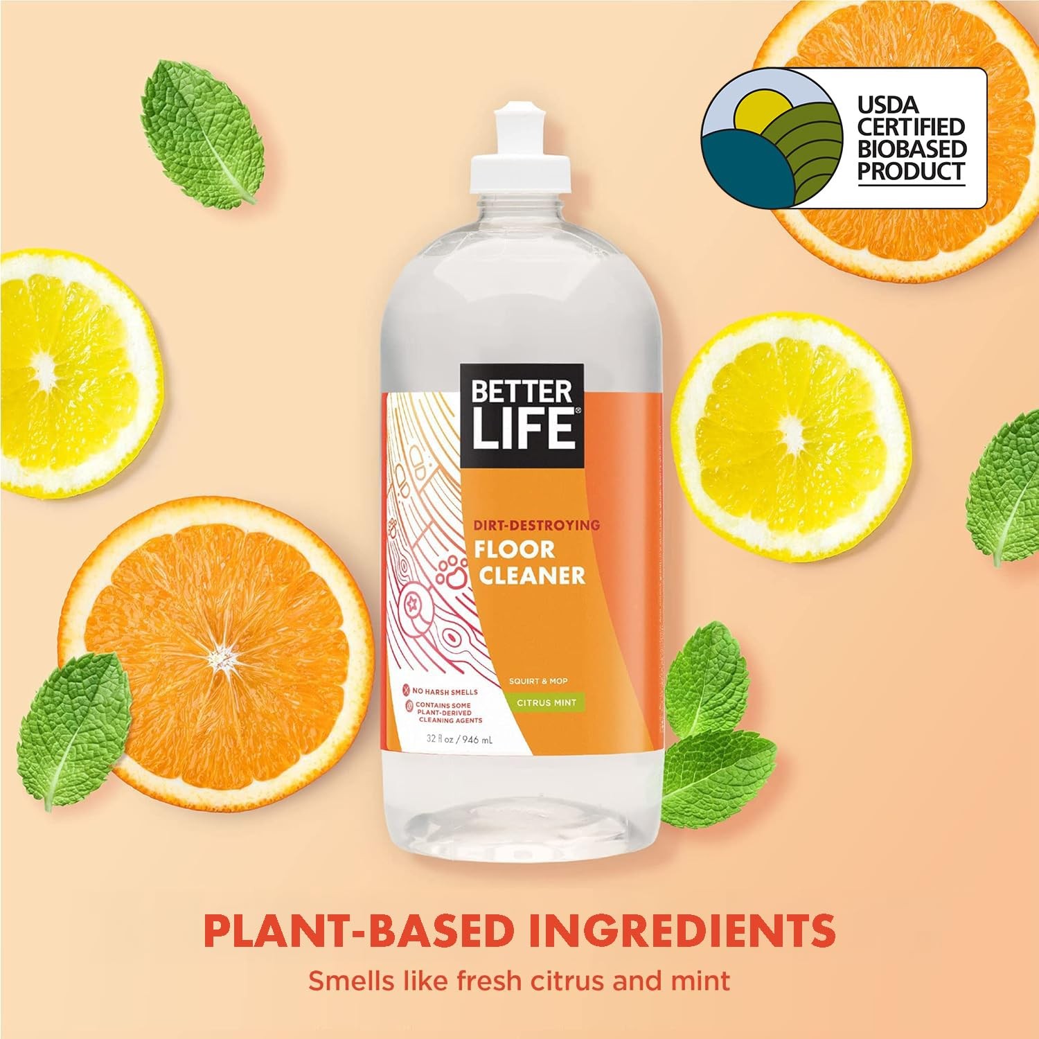 Better Life Floor Cleaner Liquid Multipurpose Cleaner for Wood, Tile, Lamina…