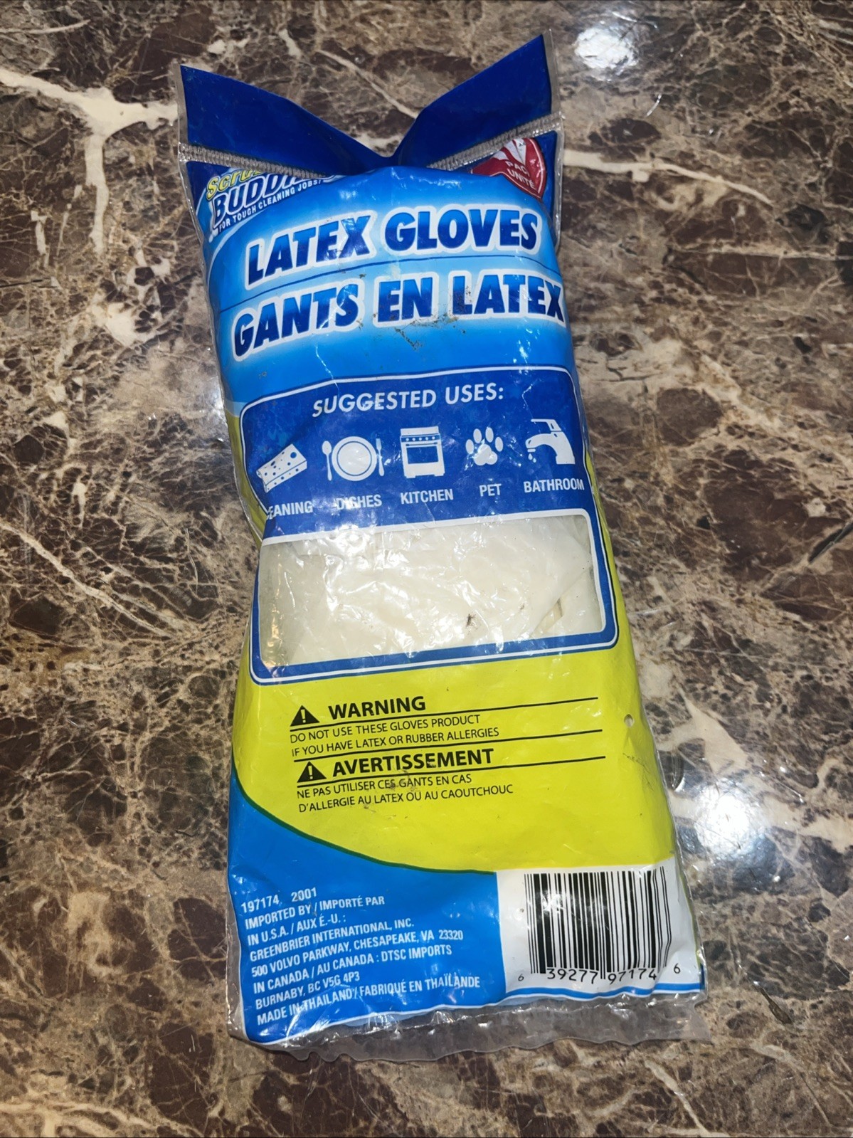 2x Scrub Buddies Nitrile Cleaning Gloves – pack of 10 One Size Multipurpose