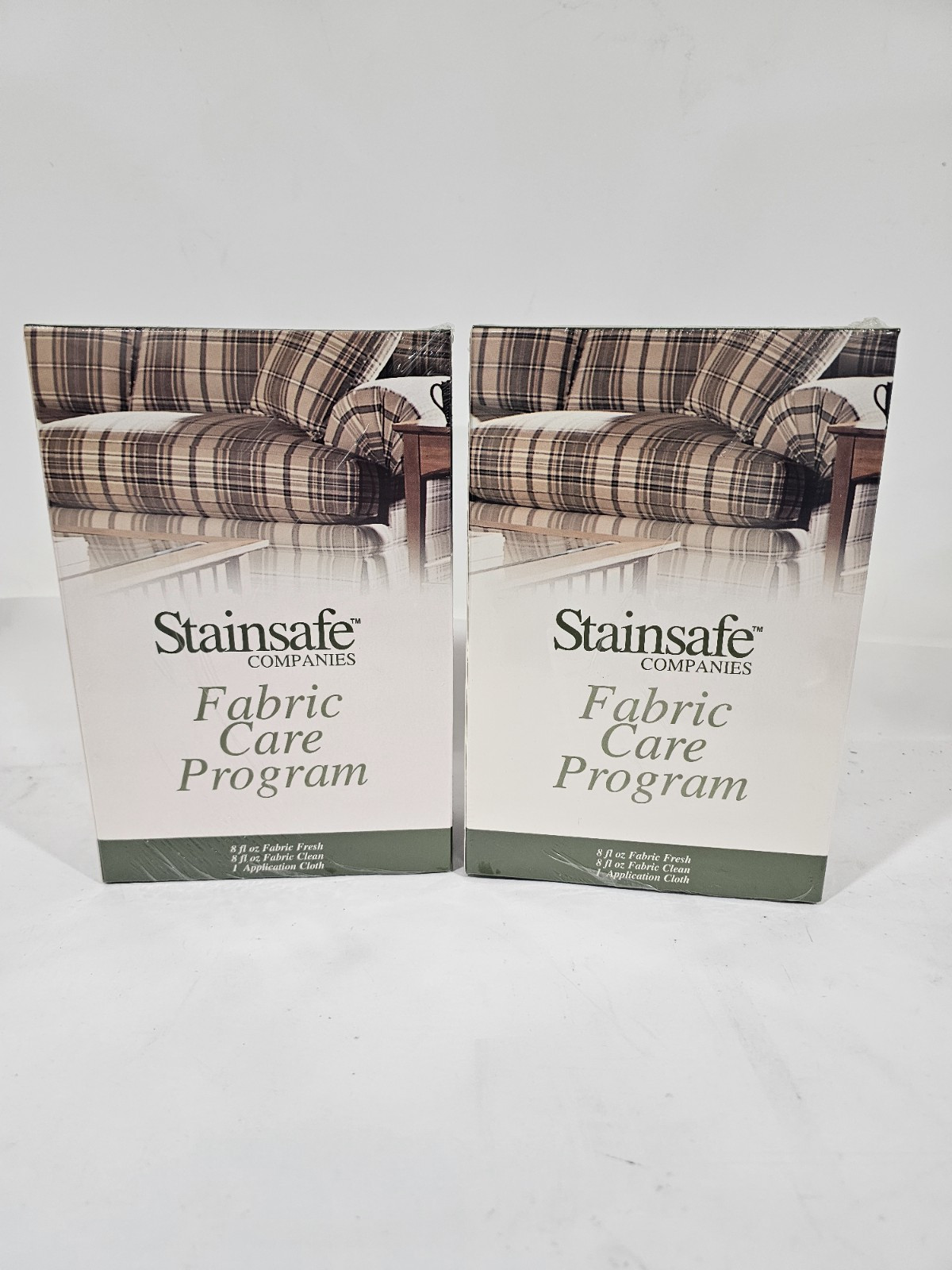 2 Pk StainSafe Furniture Master Fabric Care Kit Upholstery Cleaner Stain Remover