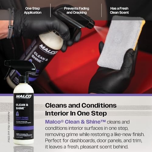 Clean & Shine Interior Car Cleaner and Dressing – 128 Fl Oz (Pack of 1)