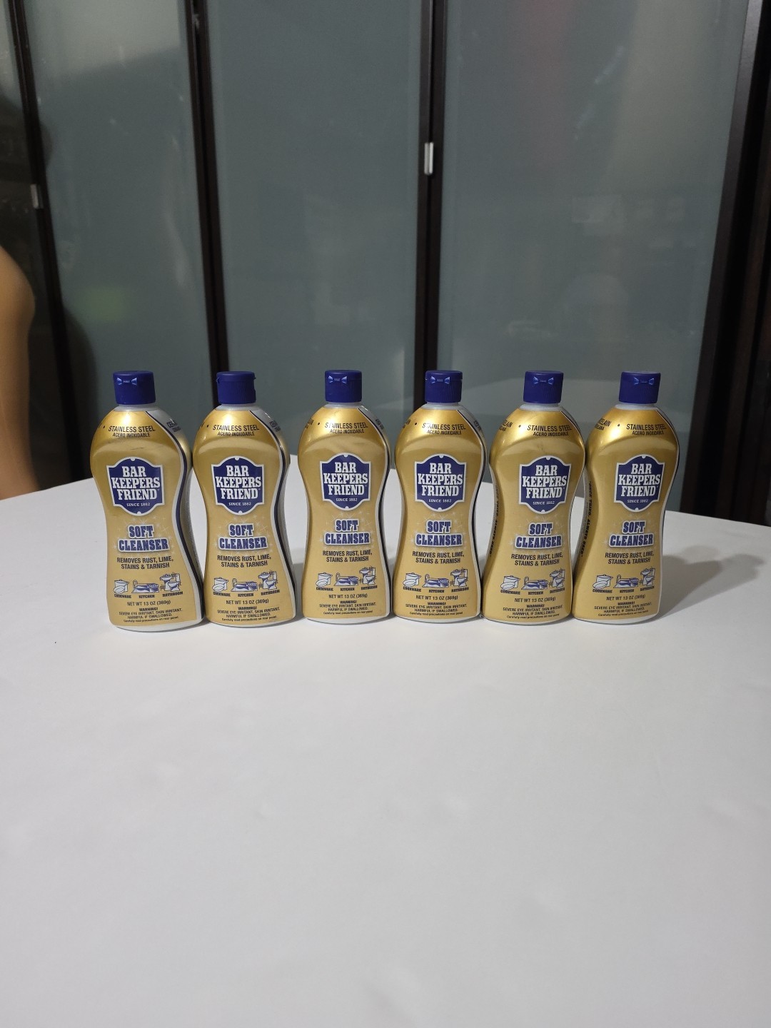 Bar Keepers Friend Soft Cleanser Liquid New Improved Formula 13 oz – 6 PACK