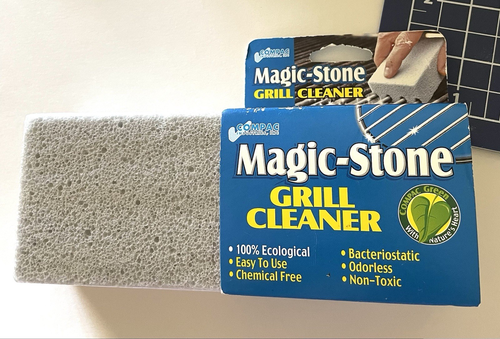 Compac Home Magic-Stone Grill Cleaner , Non-Toxic Chemical Free New in Package
