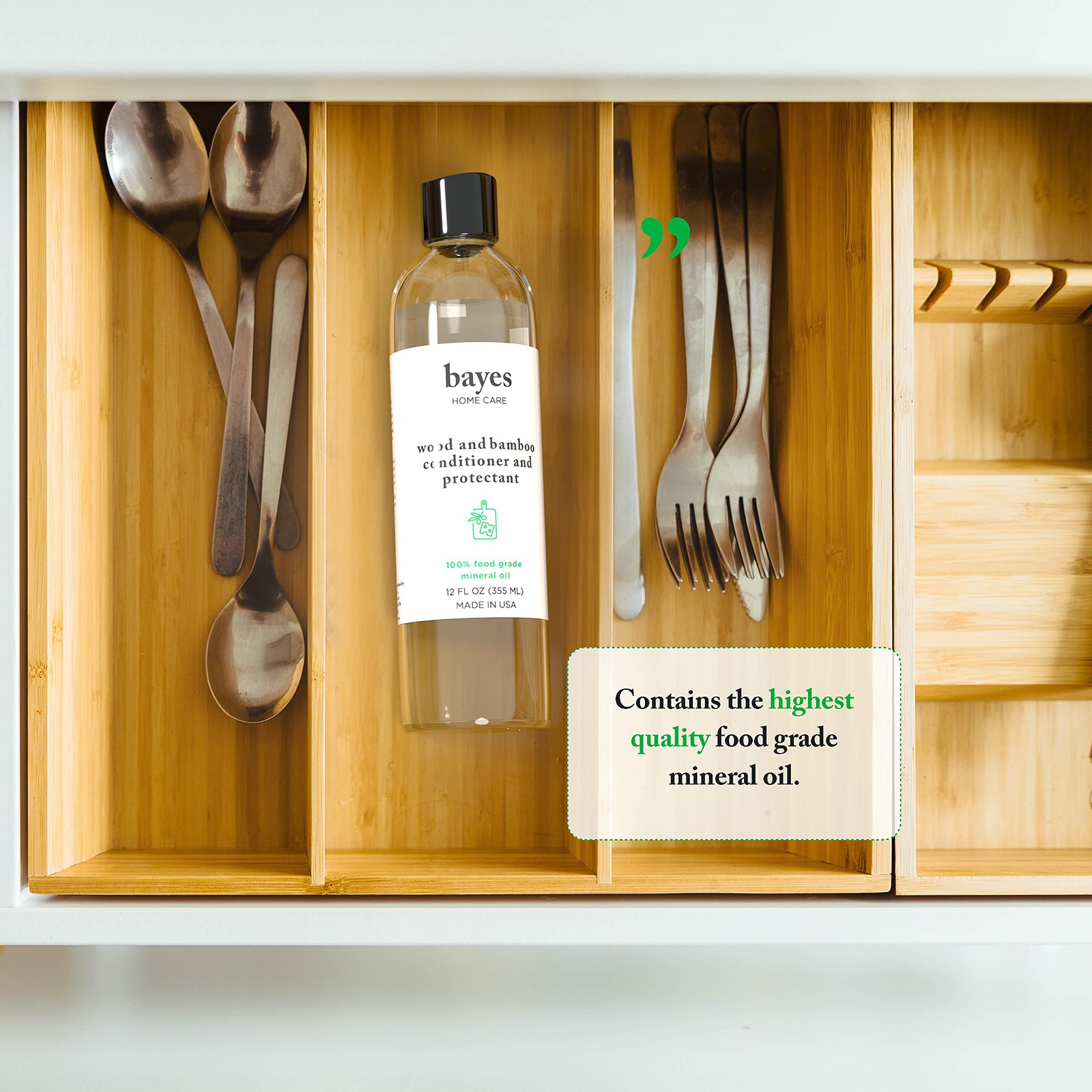 Bayes Food Grade Mineral Oil for Cutting Board – Mineral Oil Food Grade for B…