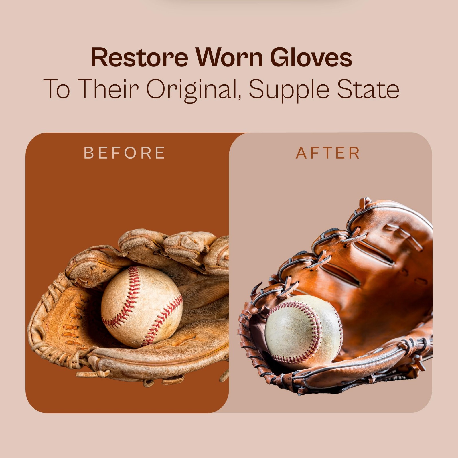 Leather Cleaner & Conditioner, 8 Oz – Glove Care, Softens & Protects Leather