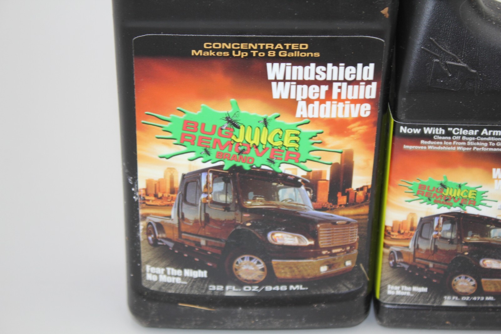 Lot of 4 (1 32oz, 3 16oz) Bug Juice Remover Windshield Wiper Addititive Bottles