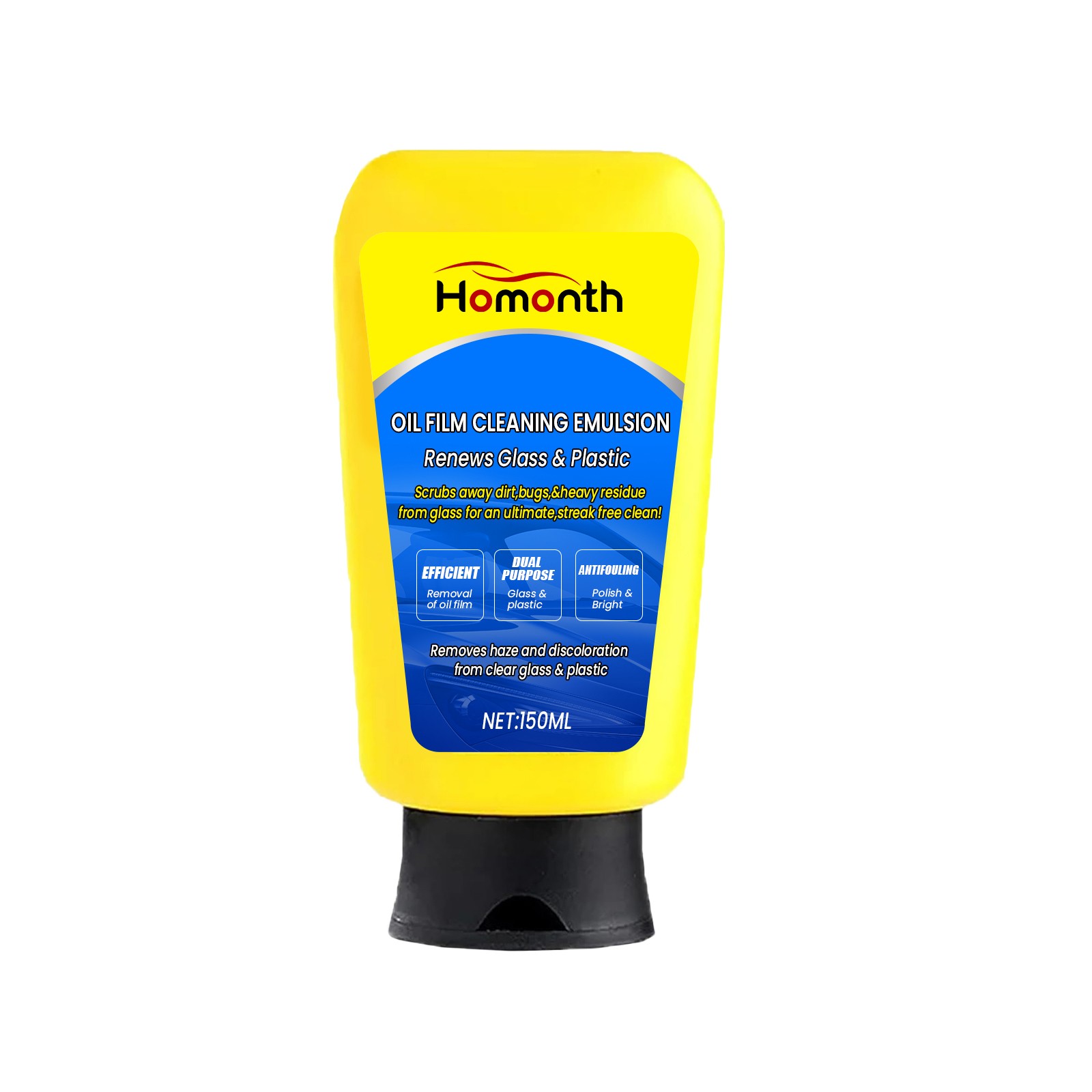 Front Windshield Oil Film Cleaner – Powerful Stain Removing Emulsion 🚗