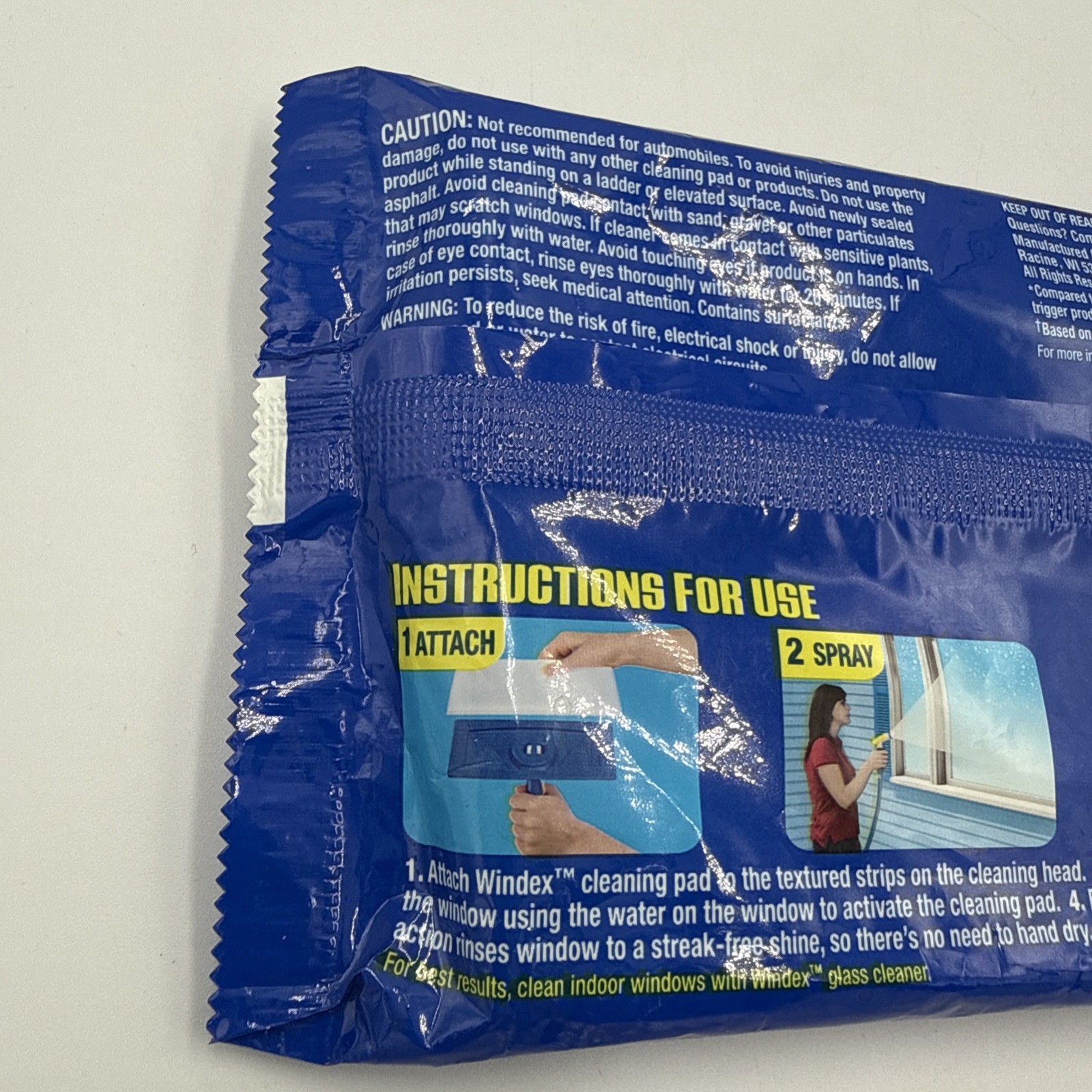 Windex Outdoor All In One Glass Cleaning Pads 602684 2 Pack Discontinued Rare