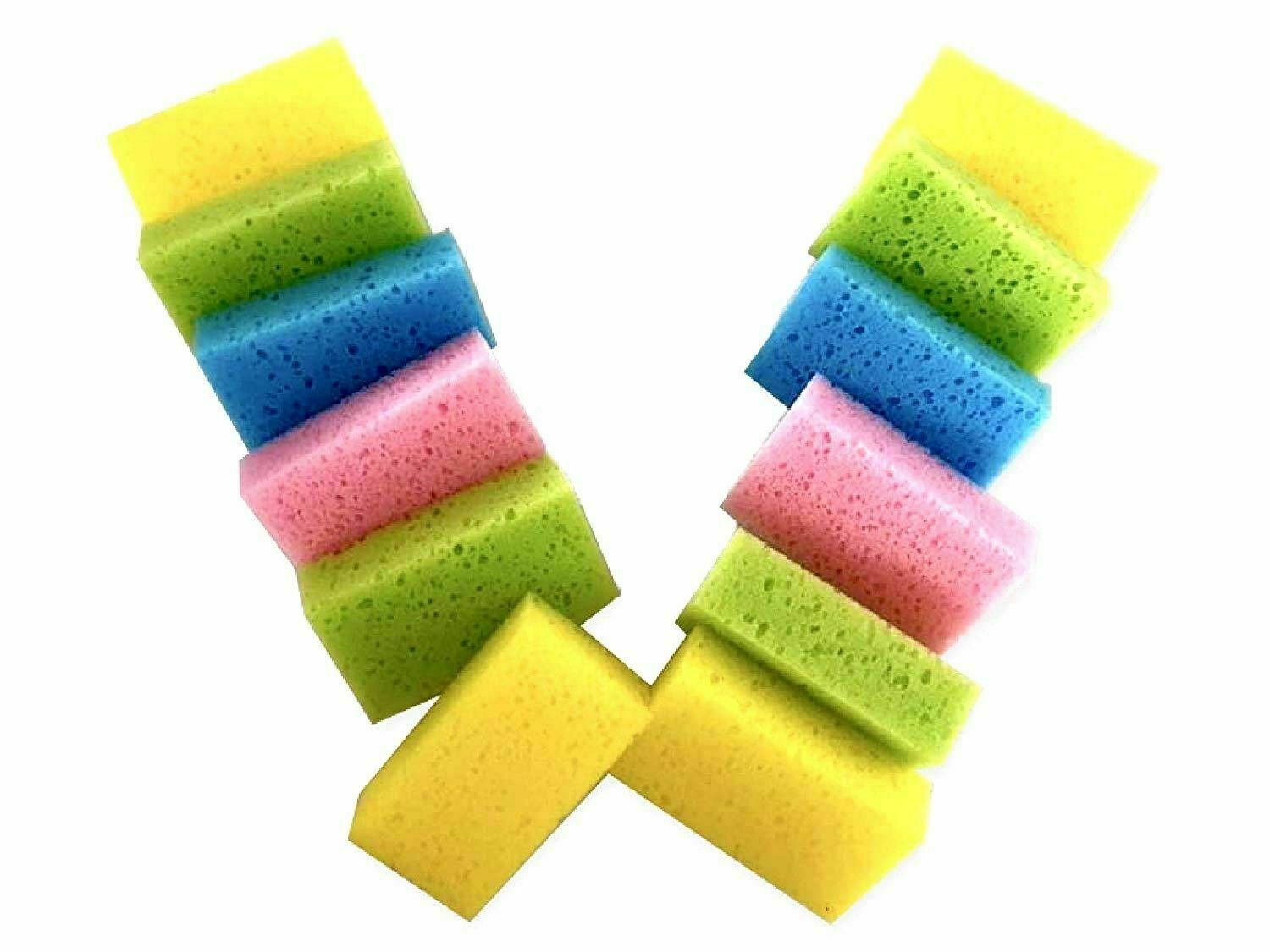 12 Pieces Shining Multi-Use Cleaning Sponge Kitchen 4.5″x 2.5″ Wholesale
