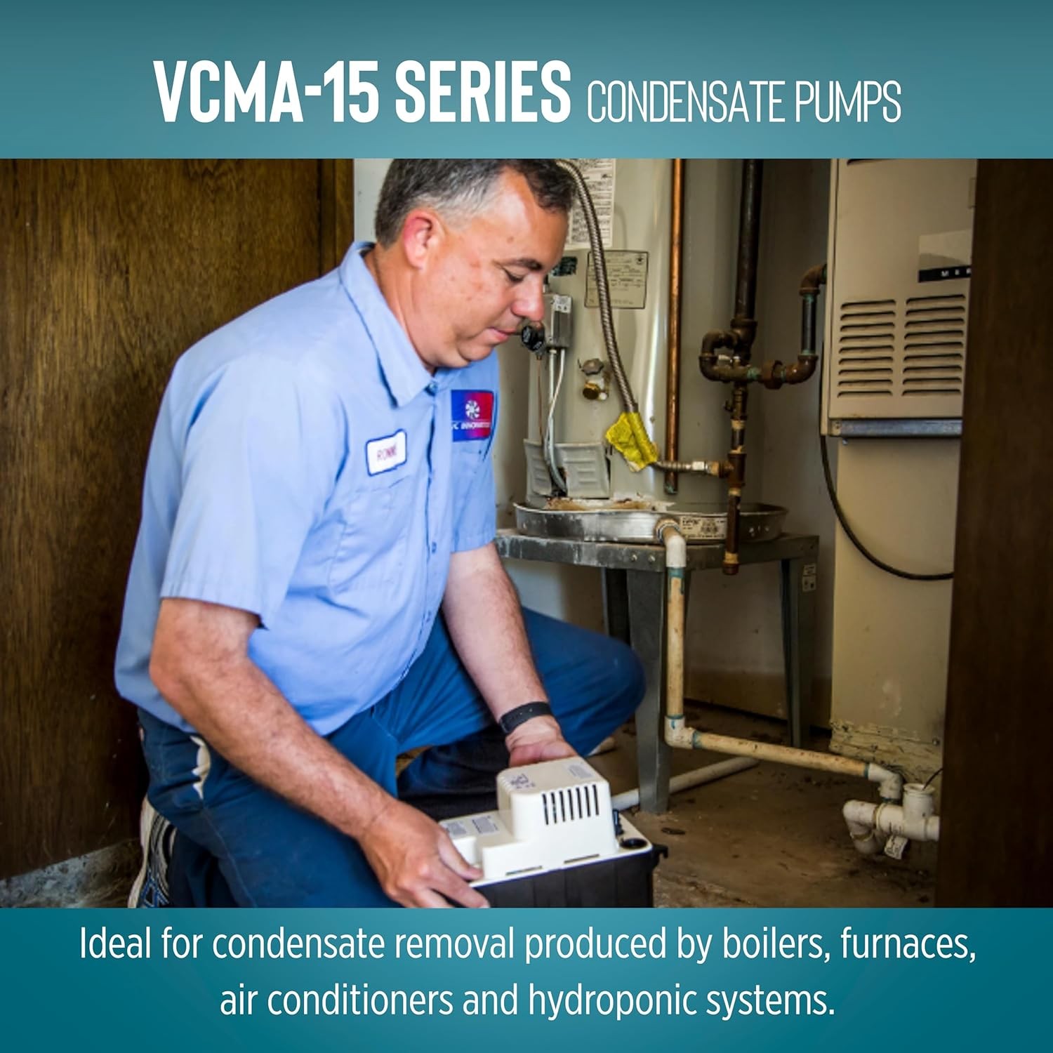 Little Giant VCMA-15ULST 115 Volt, 65 GPH, 1/50 HP Automatic Condensate Remova