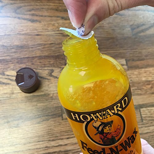 Howard Products FW0016 Feed-N-Wax Wood Polish and Conditioner Beeswax 16 Oz
