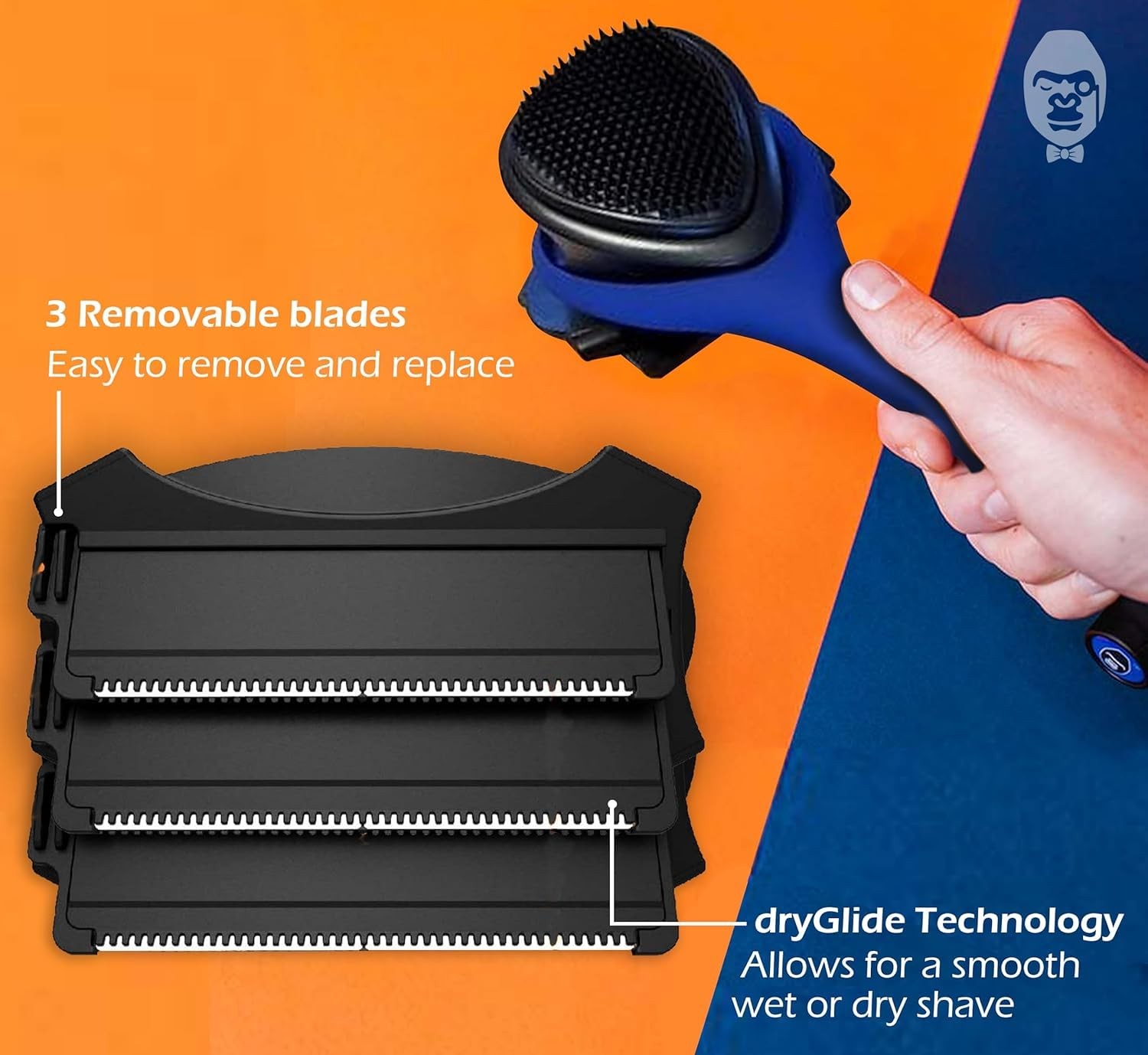 baKblade 2.0 Elite Back Shavers for Men: The DIY Back Hair Shaver for Men with