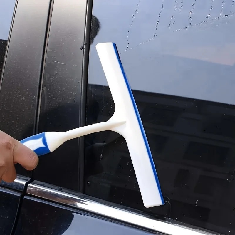 Car T-style Front/Rear Window Squeegee Scraper Snow & Ice Remover Automotive